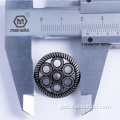 Custom Metal Buttons Customize hollow flower shape design antique shank buttons Manufactory